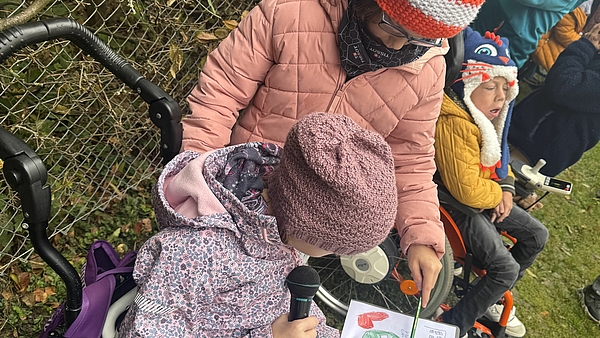 Einweihung inklusive Rutschbahn