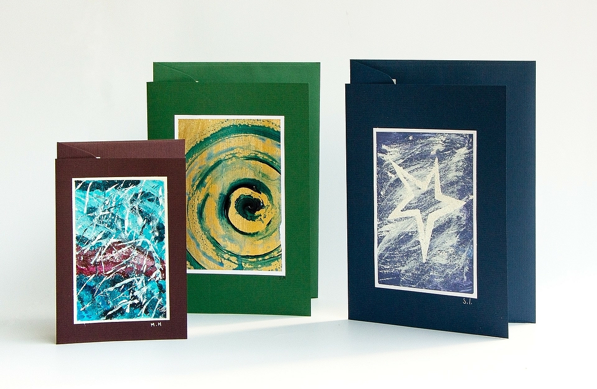 handgemalte Grusskarten