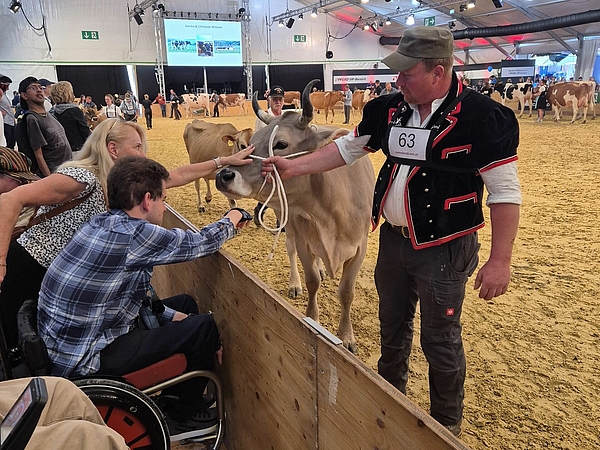 Bewohner und Bewohnerinnen der Stiftung Rossfeld an der BEA 2025