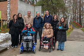 Einweihung rollstuhlgängige Rampe Stiftung Rossfeld