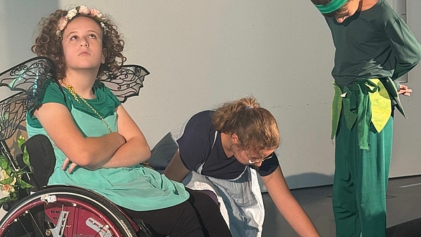 Theaterprojekt Peter Pan in der besonderen Volksschule der Stiftung Rossfeld