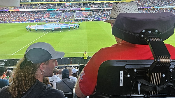 Weuro Spiel Italien gegen Spanien live mitverfolgt im Wankdorf Stadion