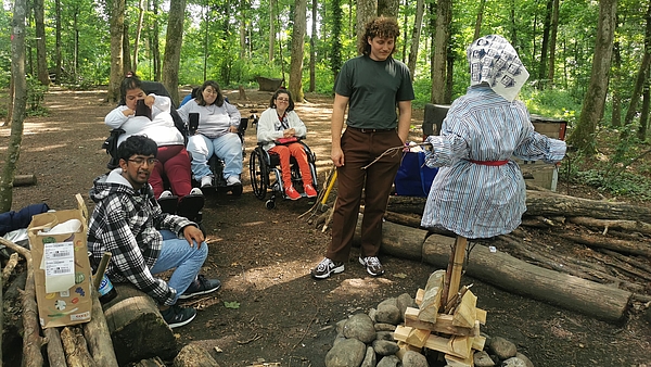 Freiwillig Mitarbeitende im Einsatz
