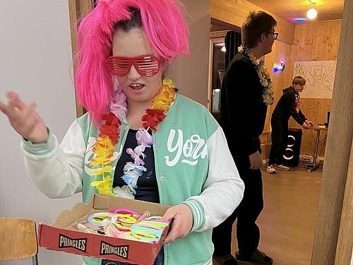 Skilager 2025 der besonderen Volksschule der Stiftung Rossfeld