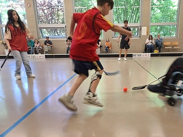 Unihockeytournier der Schulbildung Rossfeld