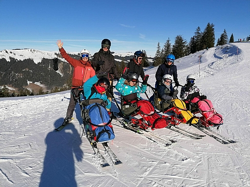 Skilager 2025 der besonderen Volksschule der Stiftung Rossfeld