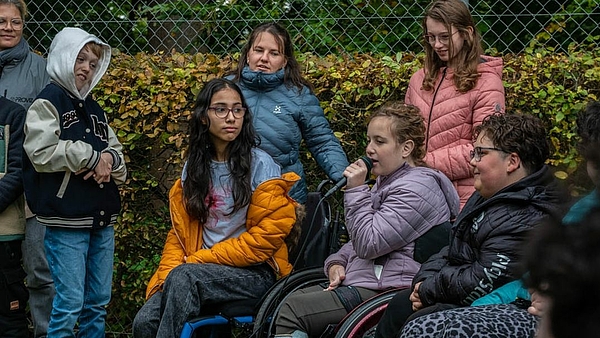 Einweihung inklusive Rutschbahn