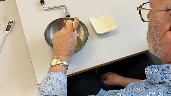 Projektwoche Hygiene Seife und Handcreme selber hergestellt