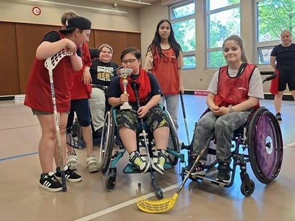 Unihockeytournier der Schulbildung Rossfeld