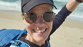 Ramona auf der Pilgerreise 