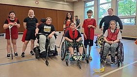 Unihockeytournier der Schulbildung Rossfeld