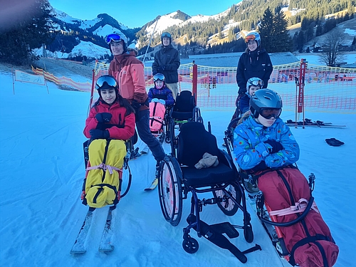 Skilager 2025 der besonderen Volksschule der Stiftung Rossfeld