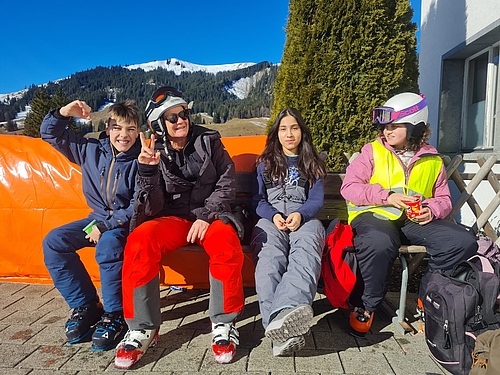 Skilager 2025 der besonderen Volksschule der Stiftung Rossfeld