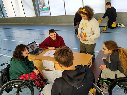 Skilager 2025 der besonderen Volksschule der Stiftung Rossfeld