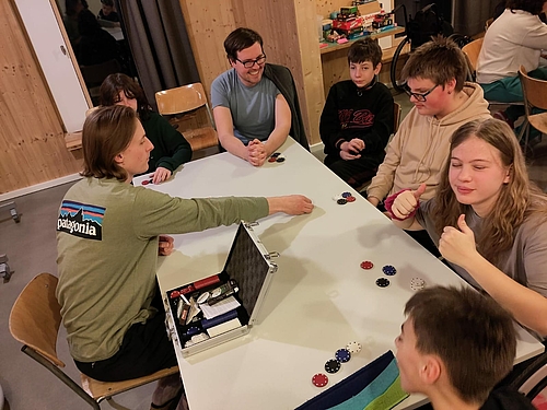 Skilager 2025 der besonderen Volksschule der Stiftung Rossfeld