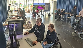 Schüler:innen Stiftung Rossfeld am Minecraft Gaming Event