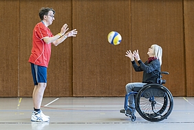 Projekt Spiel und Sport im Rollstuhl für alle bei Faeger
