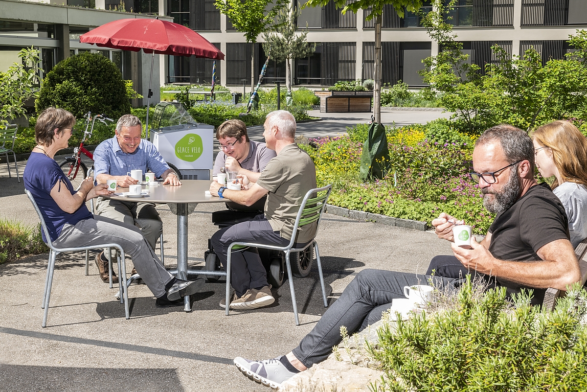 hausgemachte Glace Restaurant Rossfeld