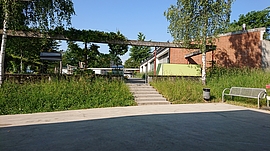Ort für die Rampe bei der Schulbildung Stiftung Rossfeld