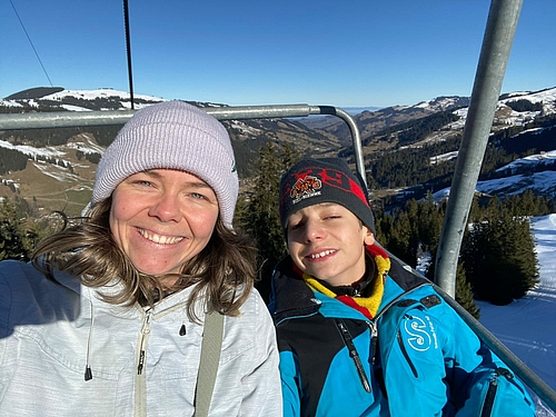 Skilager 2025 der besonderen Volksschule der Stiftung Rossfeld