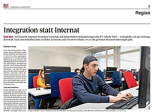 Berner Zeitung berichtet über die Berufsbildung