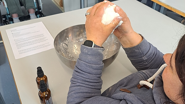 Seife und Handcreme selber hergestellt